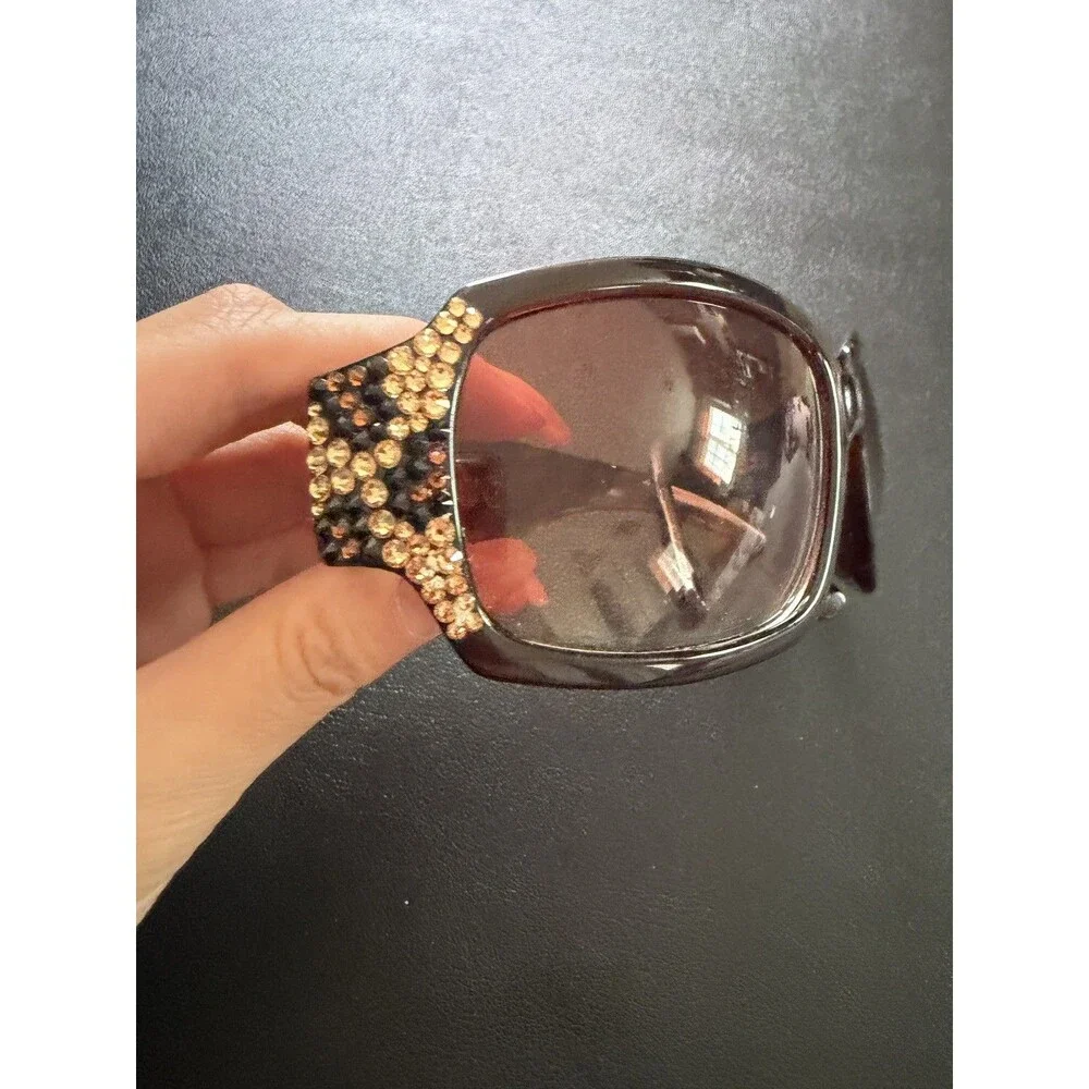 Cache Square Outdoor Unisex Sunglasses - Square Sun Glasses/ leopard ringstone
